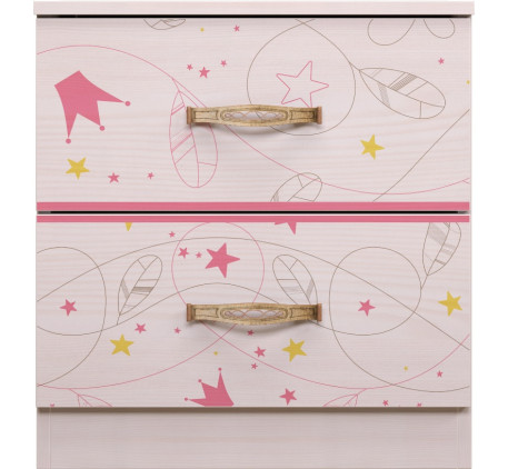 Шкаф для одежды с ящиками Принцесса №20